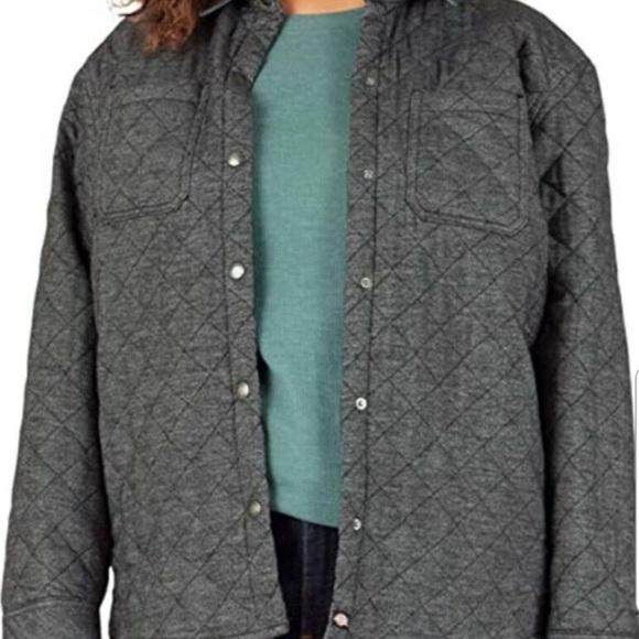 Dickies Gray Utility Jacket with Quilted Texture and Relaxed Fit - Picture 1 of 11